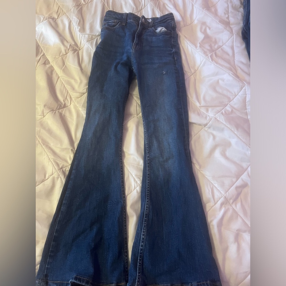bershka flare denim jeans!